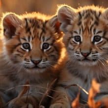 Cute Tiger Cubs