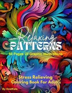 Relaxing Patterns Adult Coloring Book