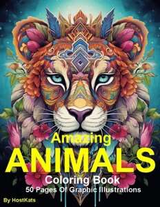 Amazing Animals Coloring Book