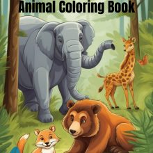 A Colorful Journey: Animals Art Coloring Book for Kids