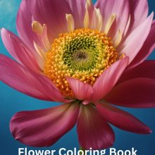 A Garden of Colors: Kids' Flower Coloring Book