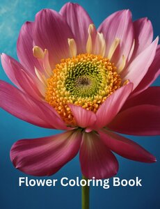 A Garden of Colors: Kids' Flower Coloring Book