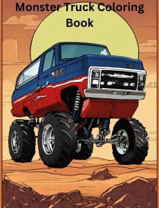 Monster Truck Coloring Fun - Coloring Book