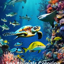 Sea Animal Art Coloring